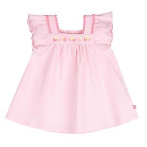 Billieblush Baby Girls Strawberry Smock Dress / Pale Pink